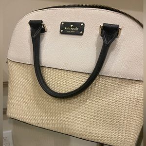 Kate spade black and white bag